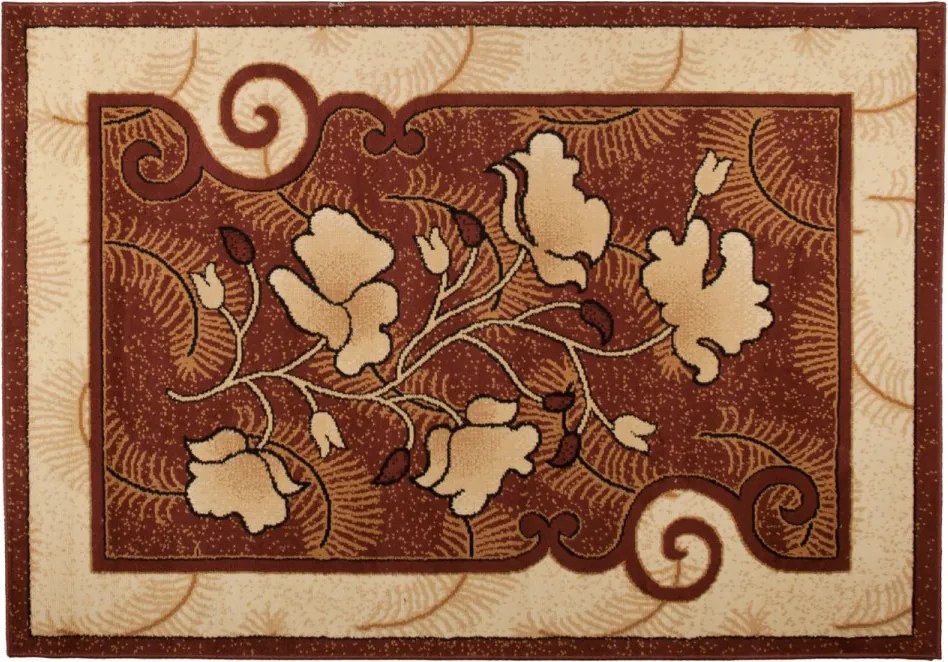 TA Koberec 4495A HNEDÝ ATLAS PP Rozmer: 300x400 cm