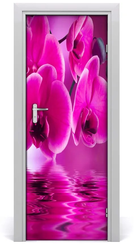 Fototapeta samolepiace ružová orchidea 75x205 cm