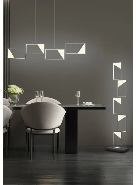 Trio - LED Stmievateľný luster na lanku CAFU 4xLED/7W/230V