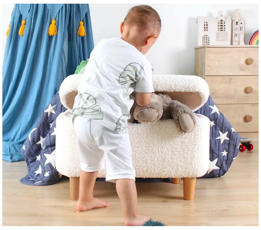 Biela detská lavica Moouv – Hanah Home