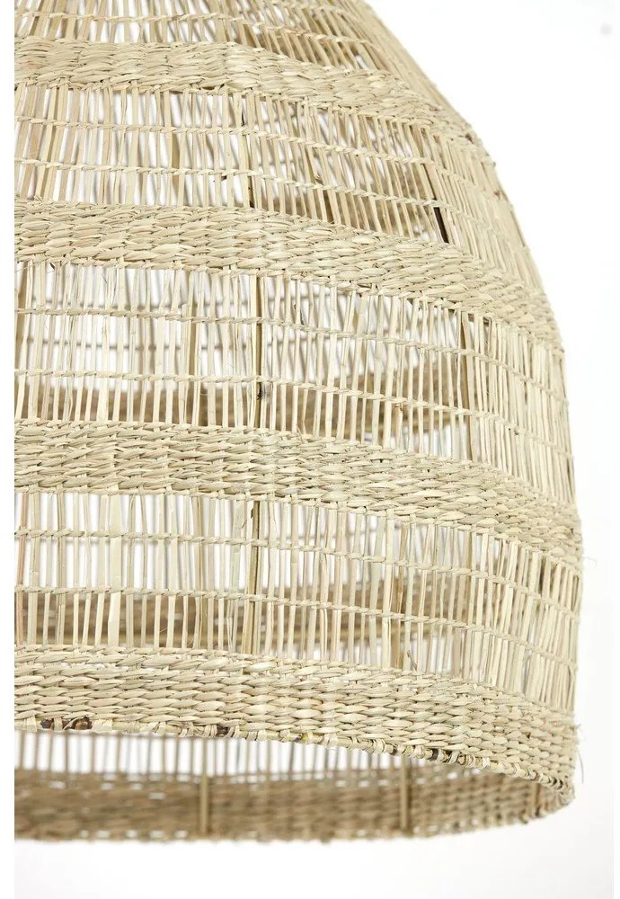 Závesné svietidlo v prírodnej farbe s tienidlom z morskej trávy ø 50 cm Sagar – Light &amp; Living