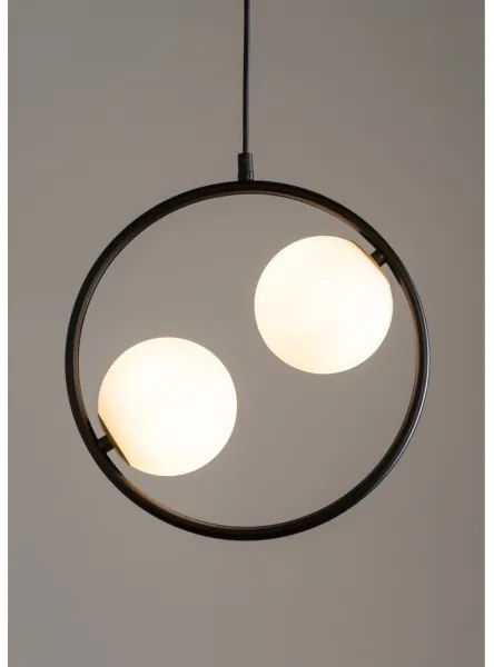 Luster na lanku AQUA 2xG9/12W/230V čierna