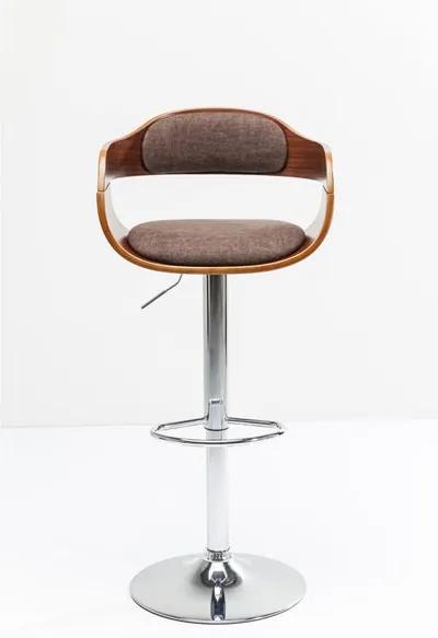 KARE DESIGN Sada 2 ks − Barová stolička Monaco Schoko 106 × 48 × 48 cm