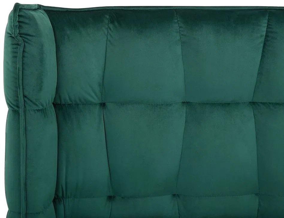 Manželská posteľ 180 cm SENEL (s roštom) (zelená). Vlastná spoľahlivá doprava až k Vám domov. 1007513