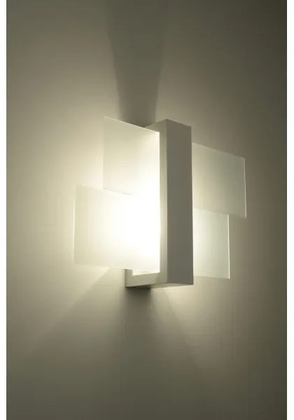 Sollux SL.0079 - Nástenné svietidlo FENIKS 1 1xE27/60W/230V biela