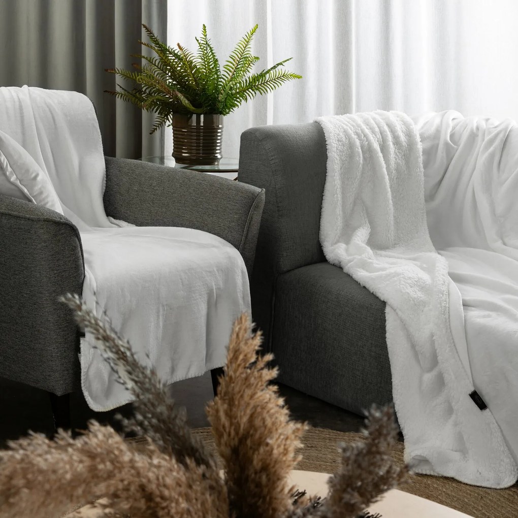 DEKA TEDY 200X220 CM BIELA