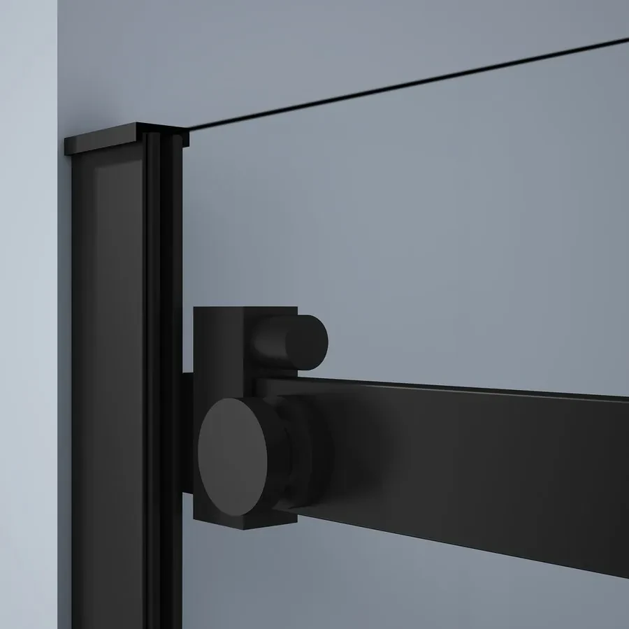 Gelco Gelco, DRAGON BLACK sprchové dvere 1300mm, číre sklo, GD4613B
