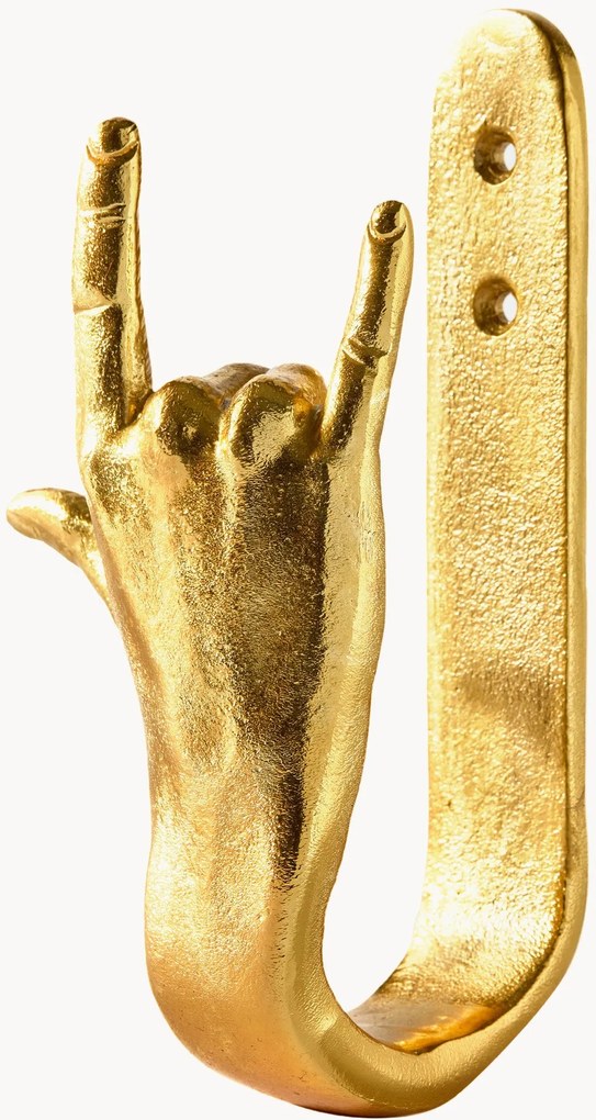 Kovový nástenný vešiak I-love-You