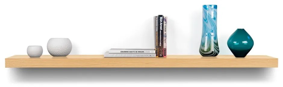 Svetlohnedá polička TemaHome Balda, šírka 120 cm