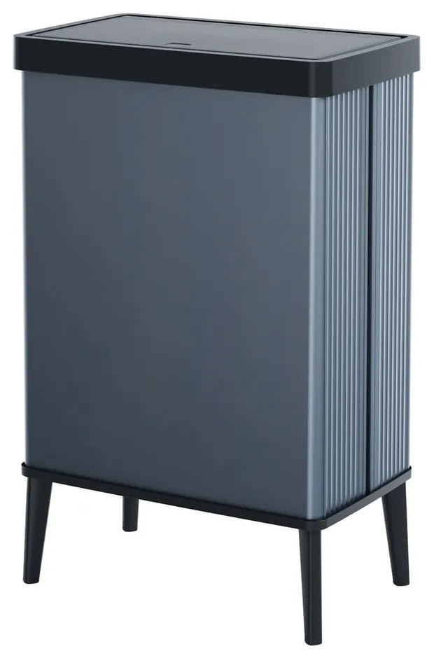 Modrý dotykový odpadkový kôš z recyklovaného plastu 54 l Verto High – Curver