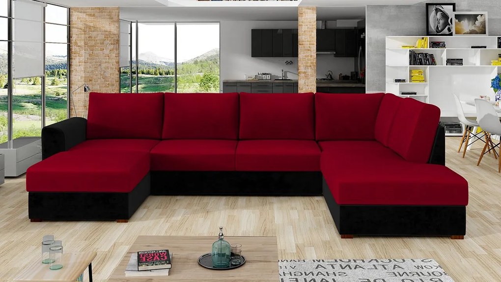 Rohová rozkladacia pohovka Astana Premium, Dostupné poťahy: Maya 11, Strana: pravá