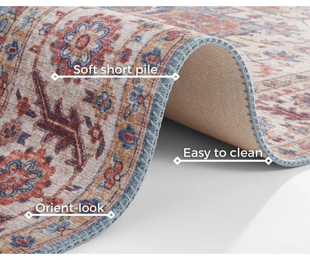 Červeno-modrý koberec Nouristan Anthea, 120 x 160 cm