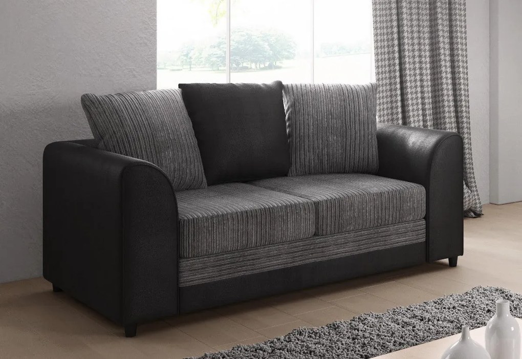 Pohovka CLOE 2 - jumboGrey/ViperBlack