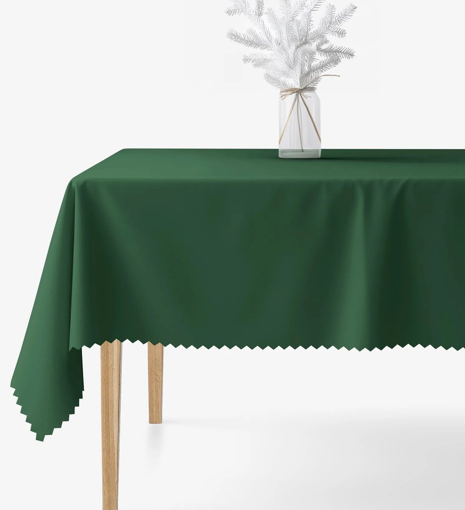 Goldea hranatý teflónový obrus - tmavo zelený 140 x 220 cm
