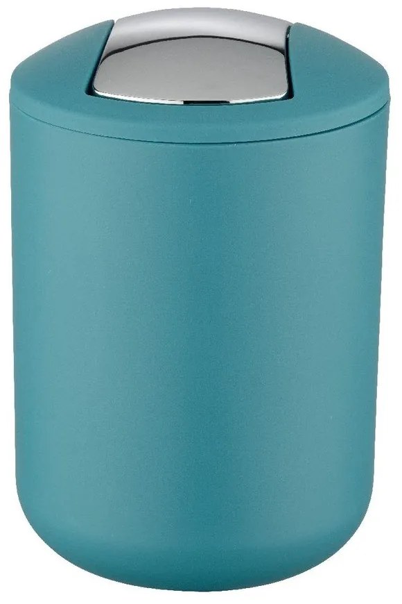Petrolejovomodrý odpadkový kôš Wenko Swing Petrol S