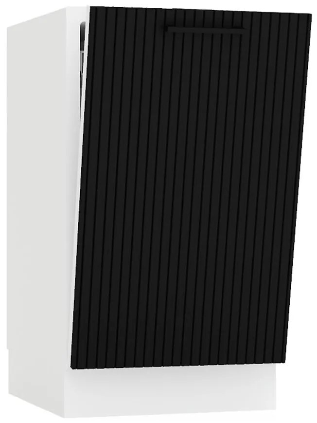 Dvierka na umývačku Kate 45pz čierny hrášok