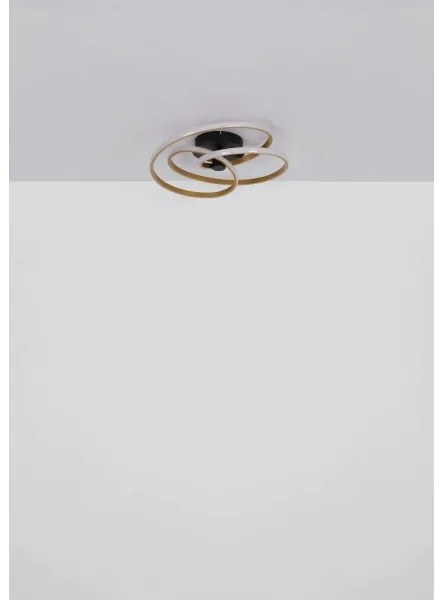 Globo 67183-40G - LED Prisadený luster GLYXAR LED/40W/230V zlatá/čierna