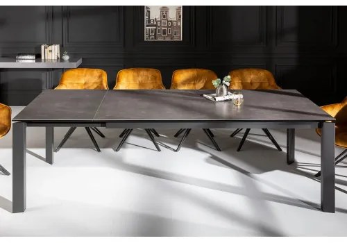 Rozkladací jedálenský stôl 41383 180/240 x 95cm Antracit Ceramik  - Komfort-nábytok