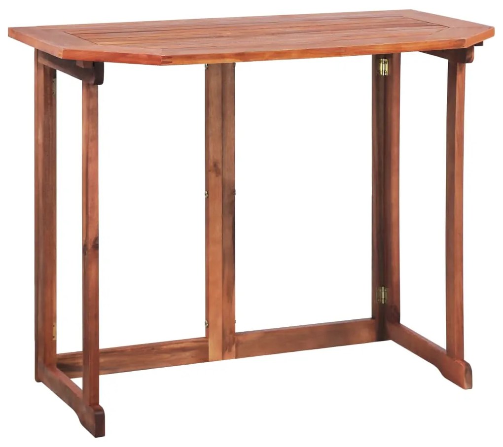 vidaXL Bistro stolík 90x50x75 cm, akáciový masív