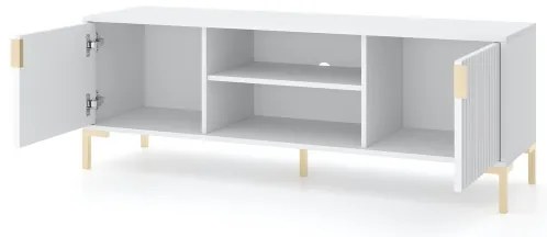 Televízny stolík FLOP biely