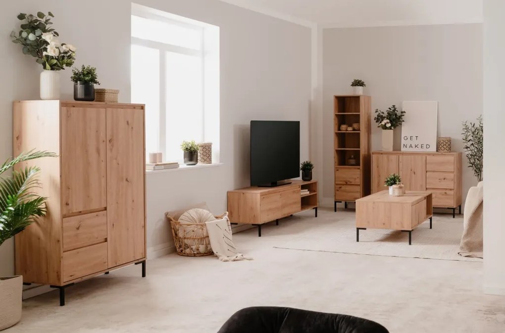 TV skrinka Korsika, dub artisan