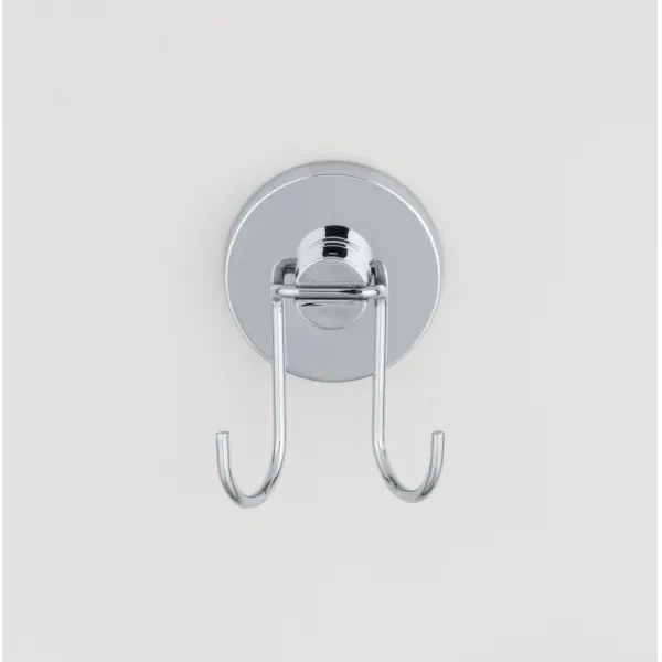 WENKO 20877100-Stierka VACUUM-LOC RUND STAH 24,5x25 cm nerez/lesk. chróm/strieborná