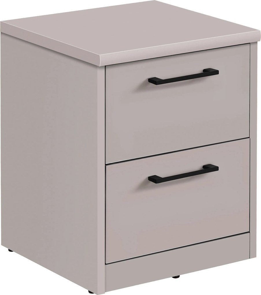 XXXLutz NOČNÝ STOLÍK, kašmírová, 38/46/36 cm Xora - Nočné stolíky - 000017004601