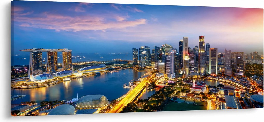 Obraz - Singapur, Ázia (120x50 cm)