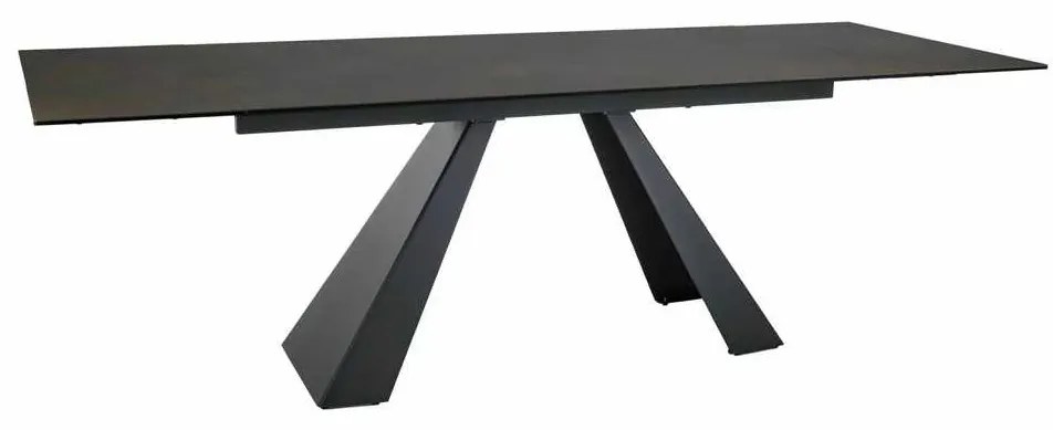 Jedálenský stôl Salvadore II, 160 x 90 cm, hnedá