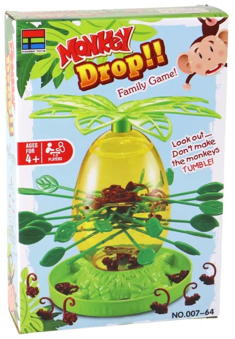 LEAN TOYS Arkádová hra Monkey Drop