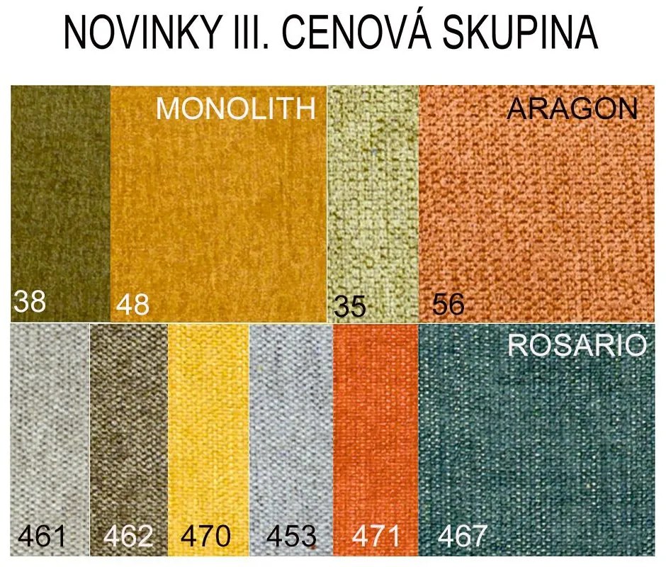 AVA JIM XXL Čalúnená časť Varianta: LONDON 314