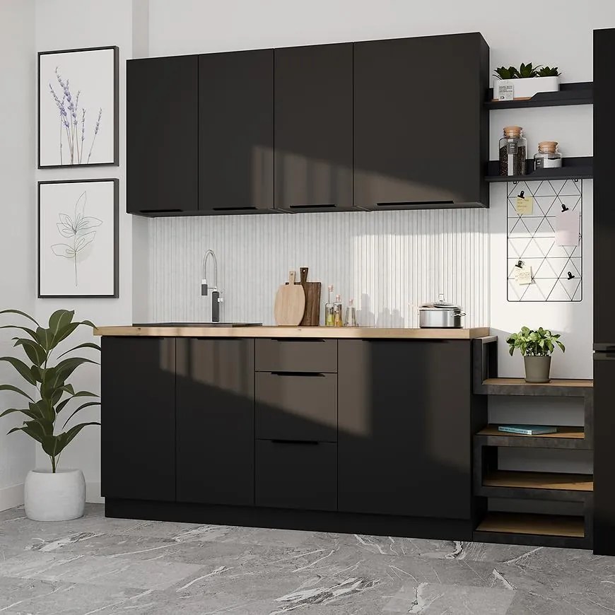 Kuchynská linka Siena 180cm bez pracovnej dosky