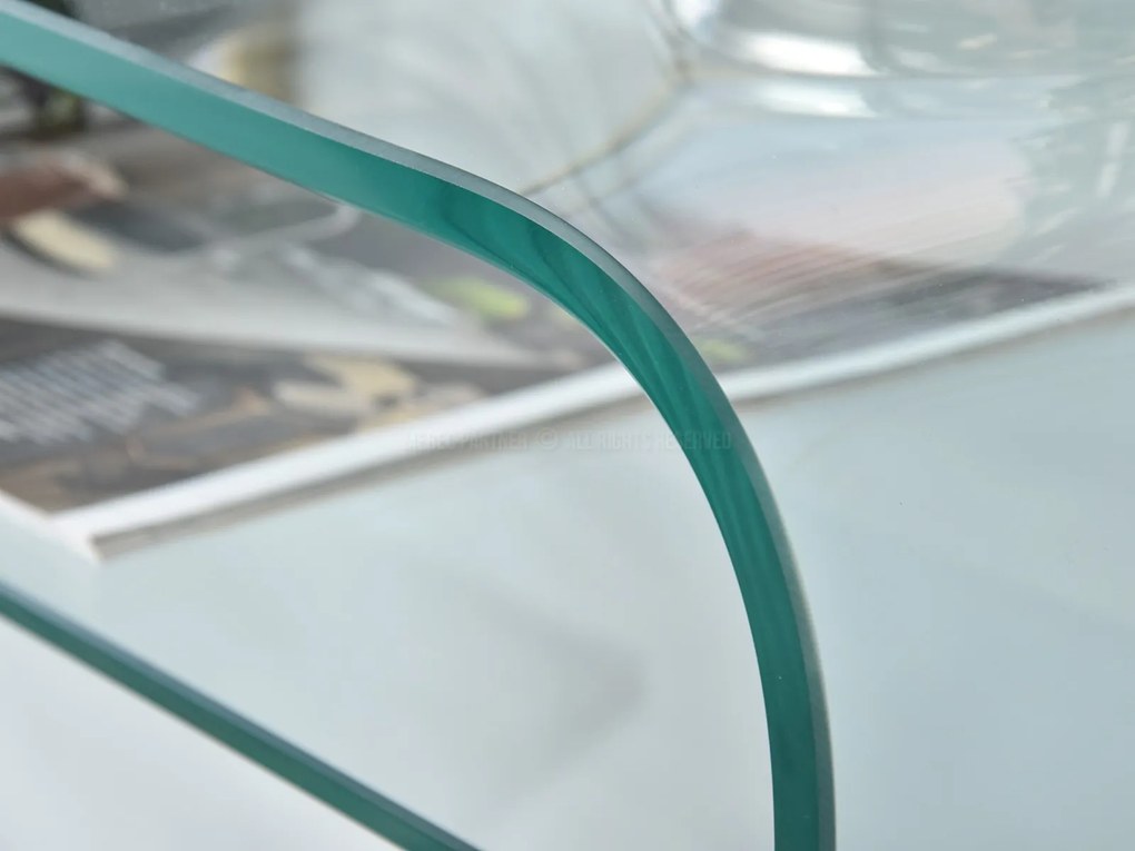 Konzolový stolík Crystal (transparentná). Akcia -13%. Vlastná spoľahlivá doprava až k Vám domov. 1110799