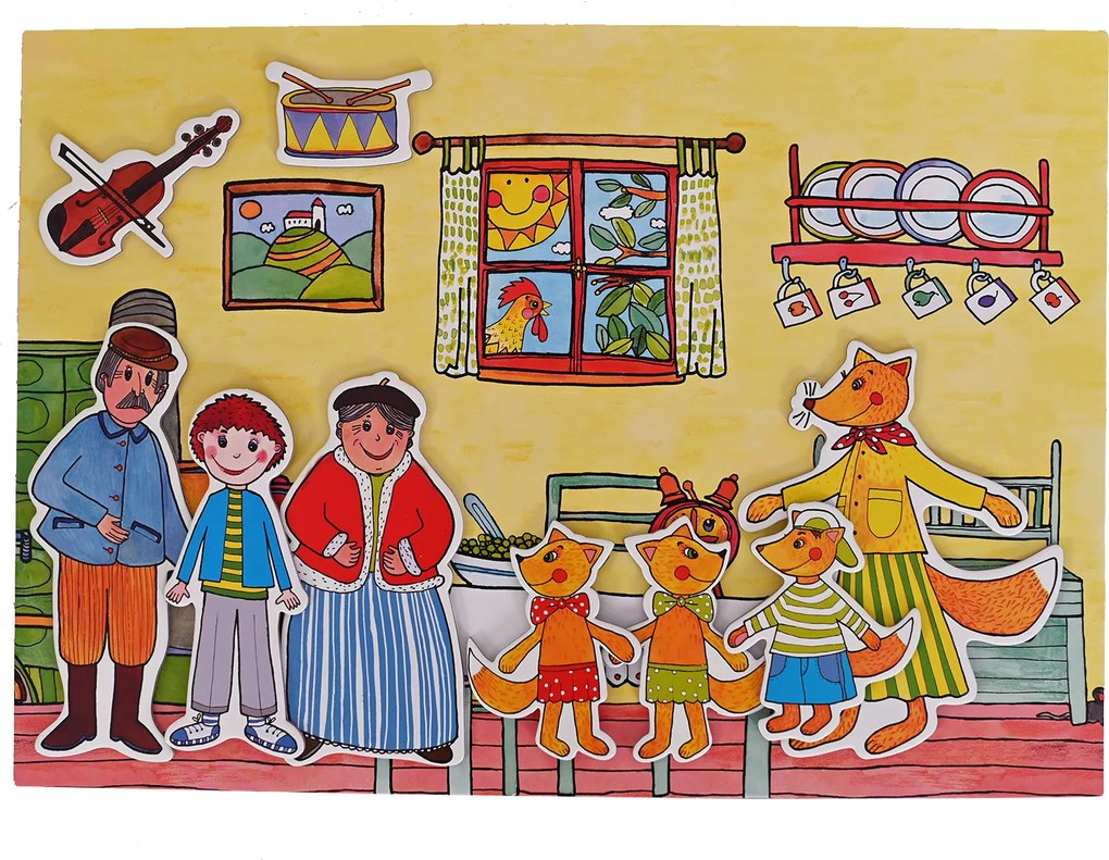 MARIONETINO Bábky a kulisy k rozprávke Budulínek