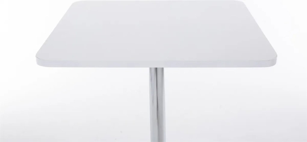 Barový stôl štvorcový 1025202, biely - v108 x 60 x 60 cm