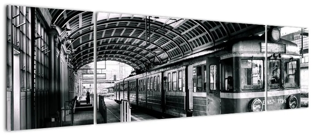 Obraz vlakovej stanice