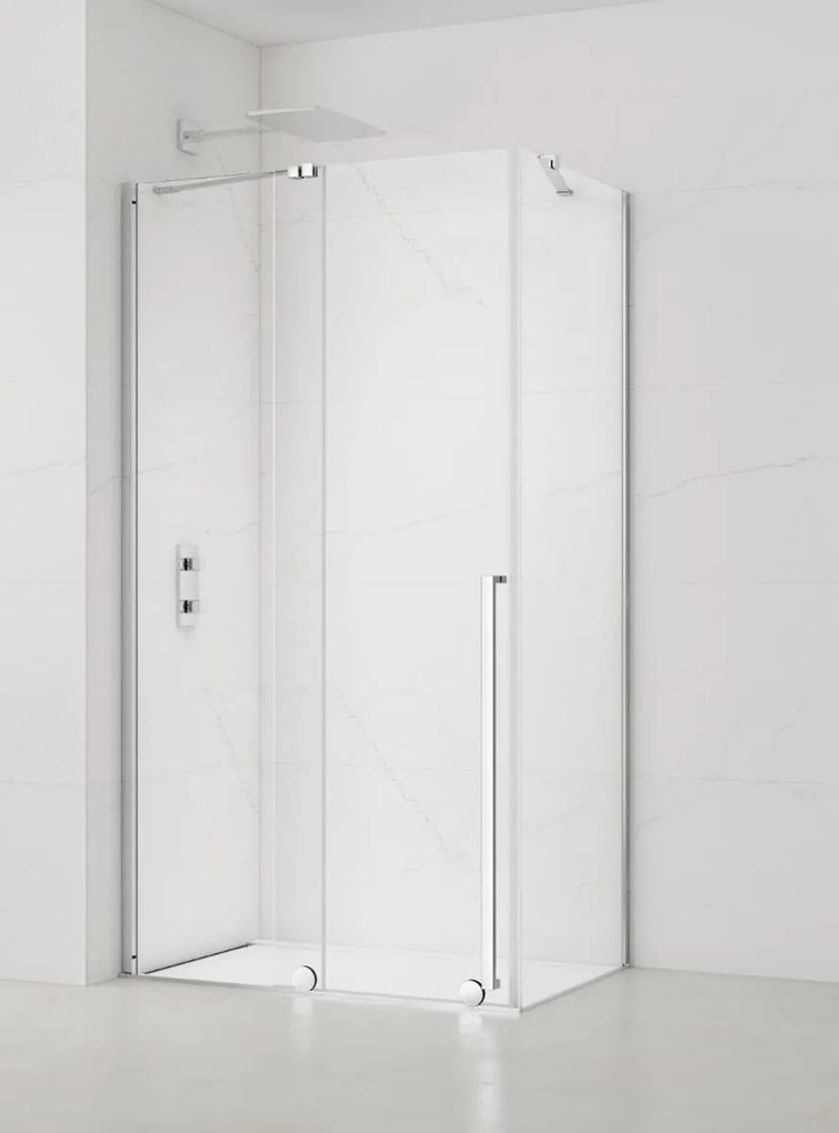 Sprchový kút obdélník 110x80 cm SAT Walk-In Xmotion SATBWIXM110STE80