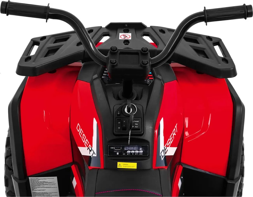 Ramiz Štvorkolka ATV Desert Červená