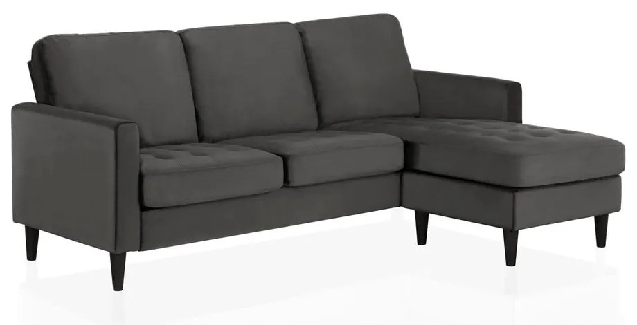 Sivá rohová pohovka Strummer - CosmoLiving by Cosmopolitan