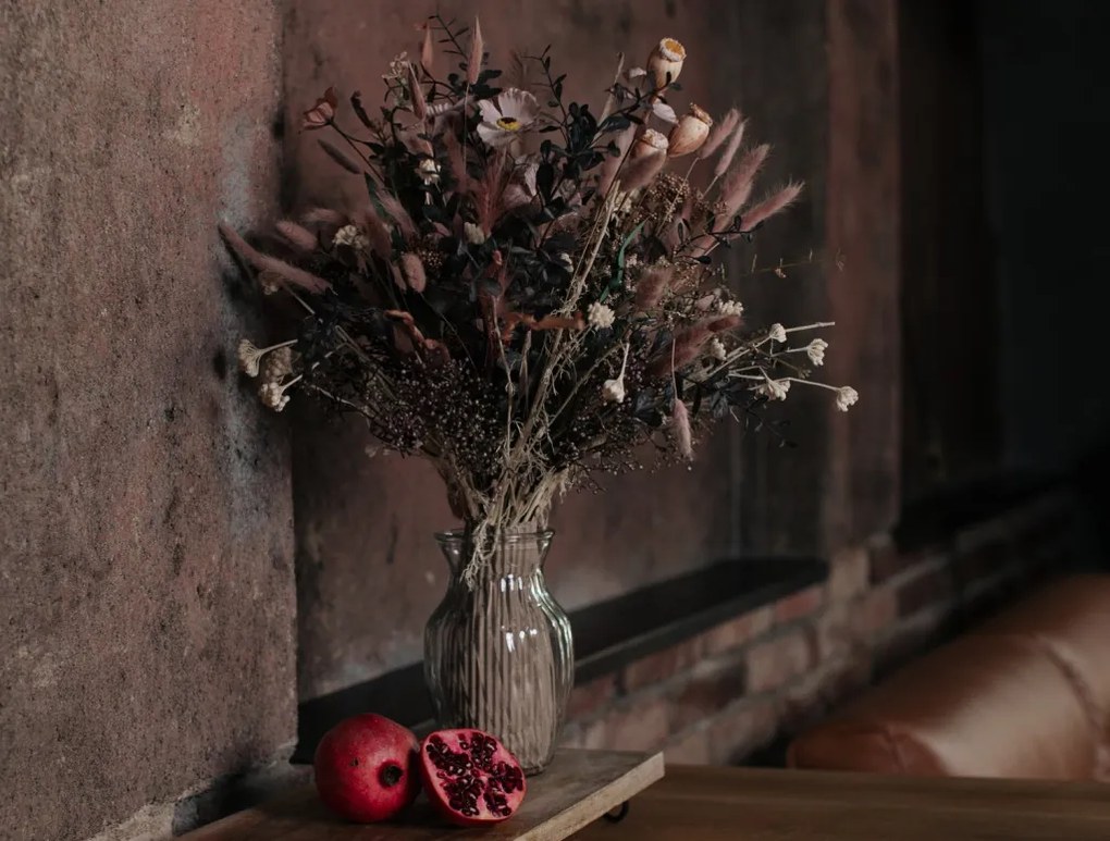 Sklenená váza Molla, 20 cm