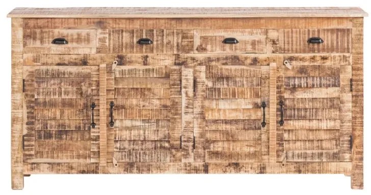 furniture-nabytek.cz - Masívny príborník Caribou II z mangového dreva, lakovaný, prírodná farba