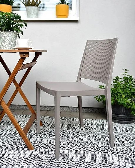 Plastové kreslo HELSINKY (rôzne farby) béžová