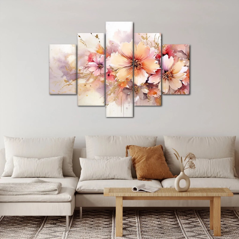Obraz - Kvety (150x105 cm)