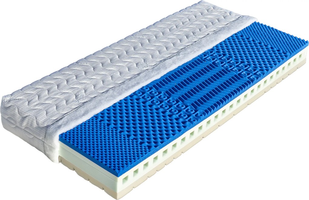 Drevočal Matrac z bio peny Zafora + zadarmo 1× vankúš Lukáš Veľkosť: 200 x 180 x 21, Poťah: AloeVera