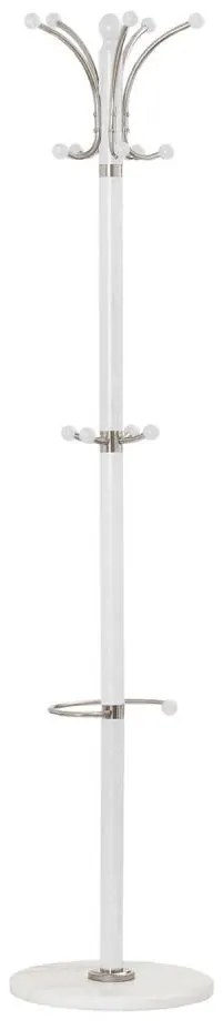 Stojanový vešiak 185x38 cm biela