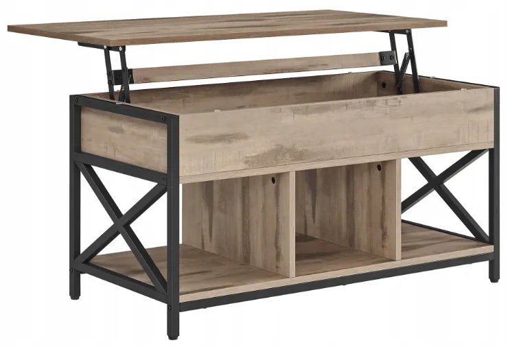 Konferenčný stolík TAYLOR SONOMA s výsuvnou doskou 100x50 cm