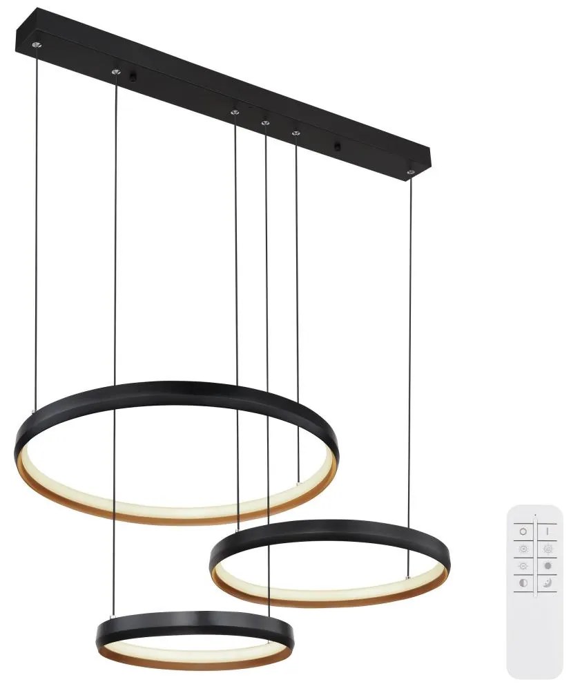 Globo 67193-55H- LED Stmievateľný luster na lanku HALLI LED/55W/230V 2700-6500K+DO GL7370