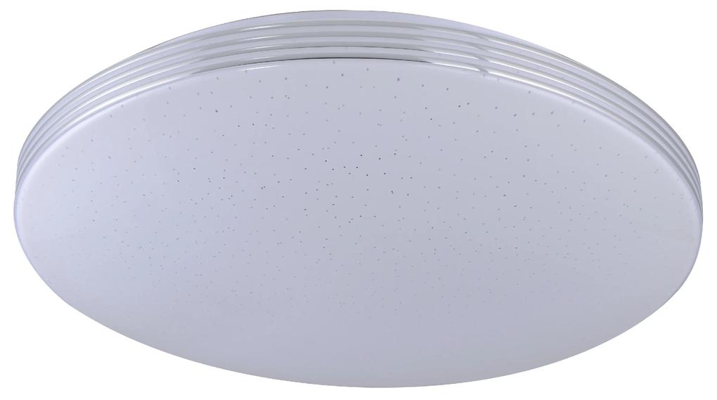 RABALUX Stropné LED osvetlenie s pruhmi OSCAR, 36W, denná biela, 53x53cm, hranaté
