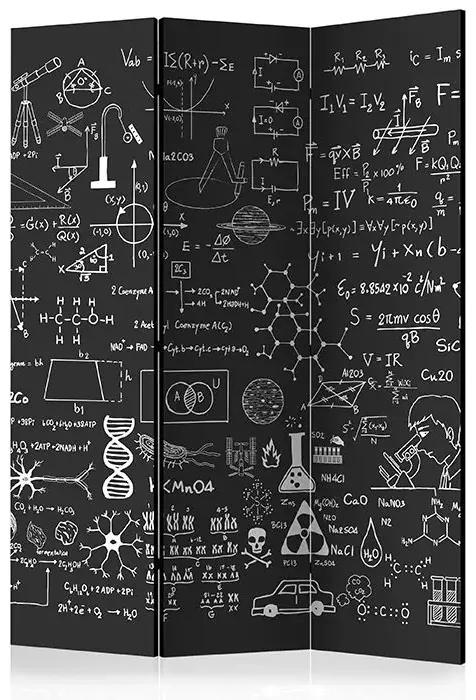Paraván - Science on Chalkboard [Room Dividers]