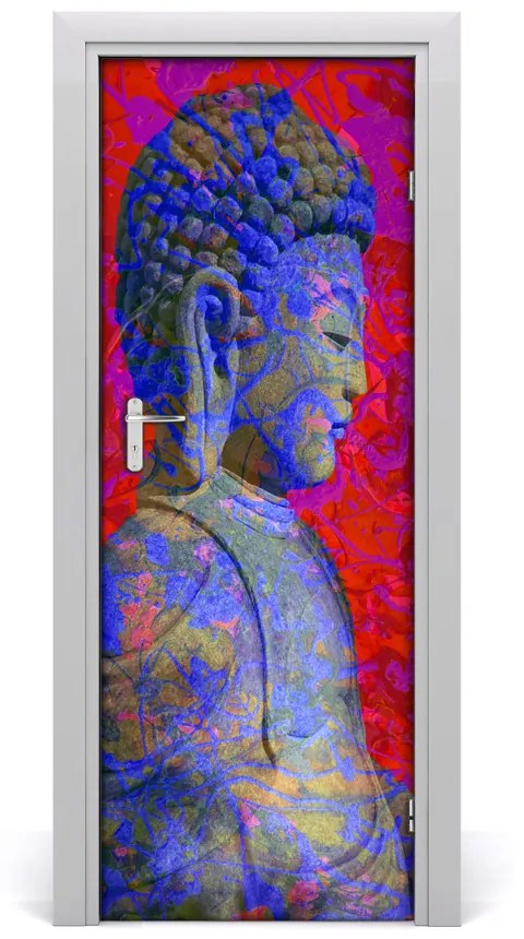 Samolepiace fototapety na dvere Abstrakde budha 75x205 cm